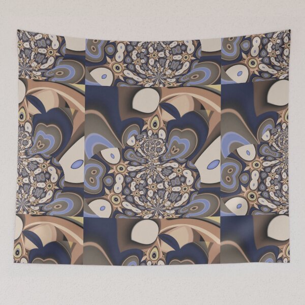 Item preview, Beautiful Fish Eyes Two Abstract Artwork Artist Jenny Meehan  designed and sold by Jenny Meehan Art Prints and Patterns  .