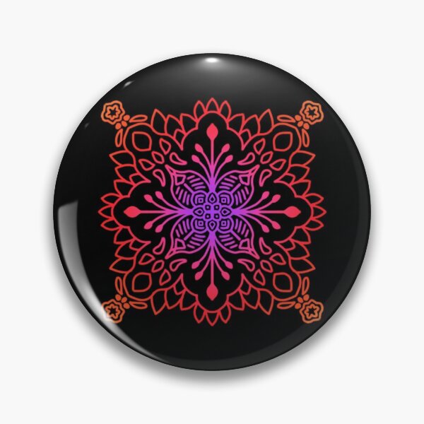 Item preview, Star Flower (simple) purple red yellow peach gradation designed and sold by ShiraiTKDesigns.