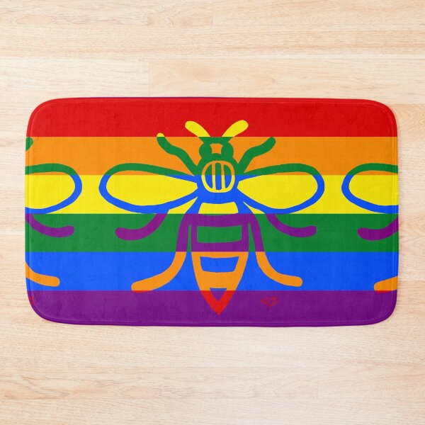 Item preview, Manchester Worker Bee Multicoloured LGBT 2020 designed and sold by MarkEdz.
