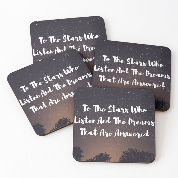 Item preview, To The Stars Who Listen And The Dreams That Are Answered designed and sold by AnnaAndVibes.