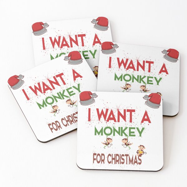 Item preview, i want a monkey for christmas designed and sold by mangoshop1.