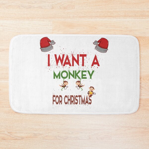 Item preview, i want a monkey for christmas designed and sold by mangoshop1.
