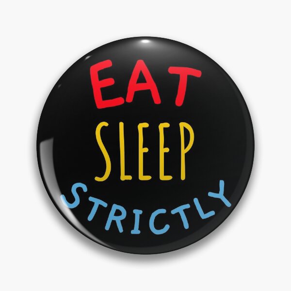 Item preview, Eat Sleep Strictly Cicle Text designed and sold by jacks-tees.