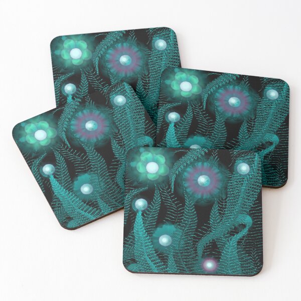 Item preview, Lovely colorful blues flowers  designed and sold by jotcar.
