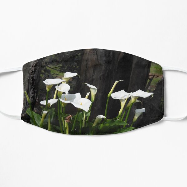 Arum Lilies Flat Mask