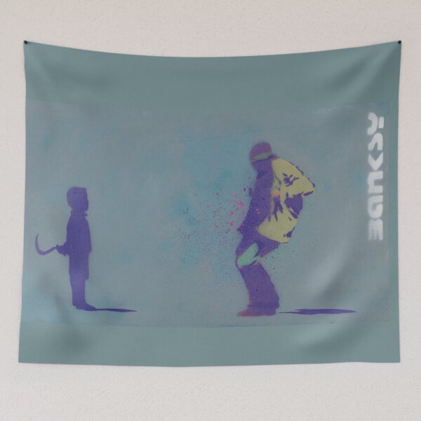 Item preview, Banksy Sickle Kid 1999 designed and sold by WE-ARE-BANKSY.