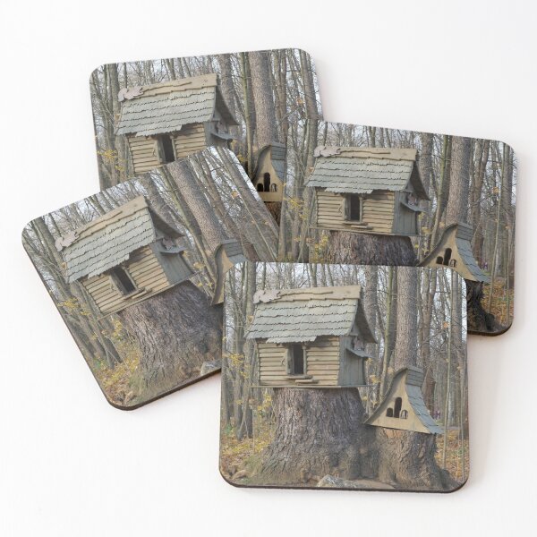 Item preview, wooden house feeding trough for birds and squirrels  designed and sold by mrivserg.