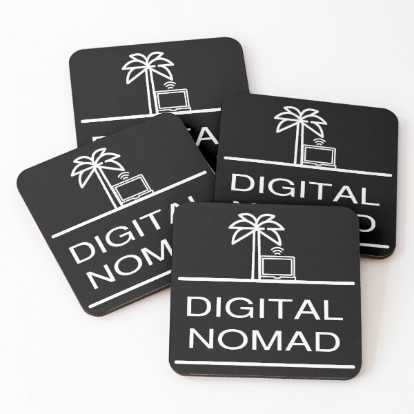 Item preview, Digital Nomad: Palm Tree and Laptop Design designed and sold by ChriseryMerch.