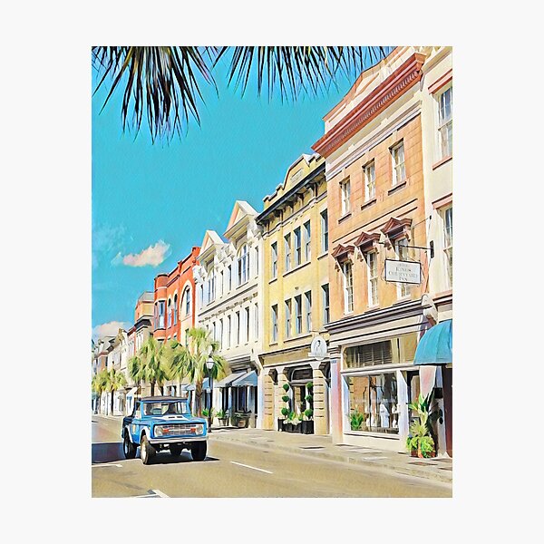Item preview, Charleston Streets designed and sold by SofiaStutio.