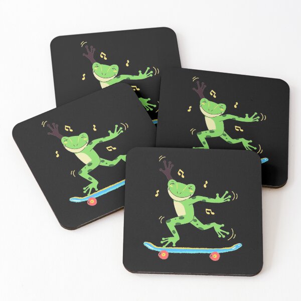 Item preview, Dancing Frog On Skateboard designed and sold by Joy Poddar.