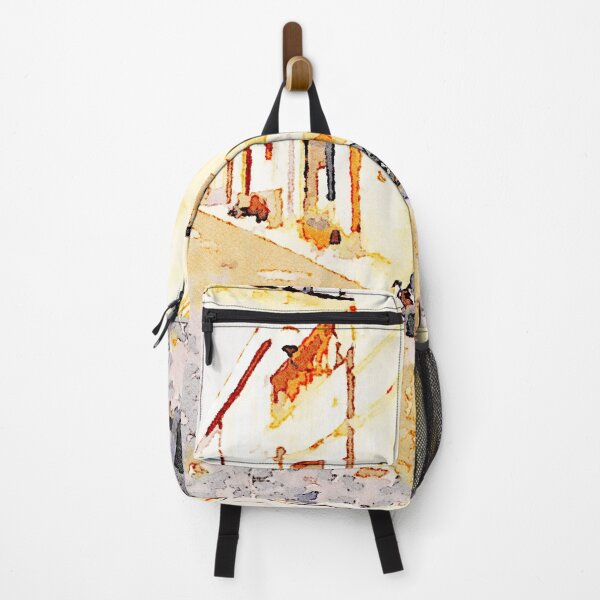 Item preview, L'Aquila: street with household goods designed and sold by Giuseppe Cocco.