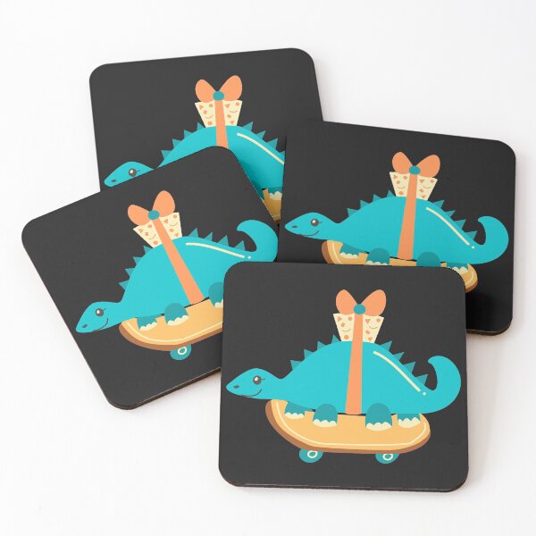 Item preview,  Dinosaur on skateboard Christmas designed and sold by NomadMessenger.