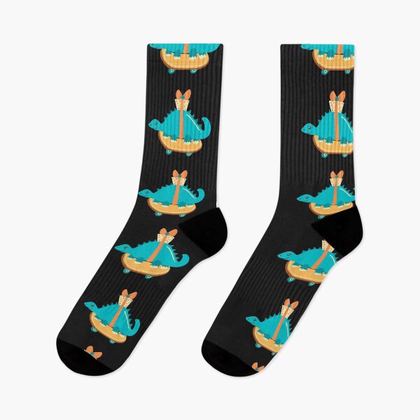 Item preview, Dinosaur on skateboard Christmas designed and sold by NomadMessenger.