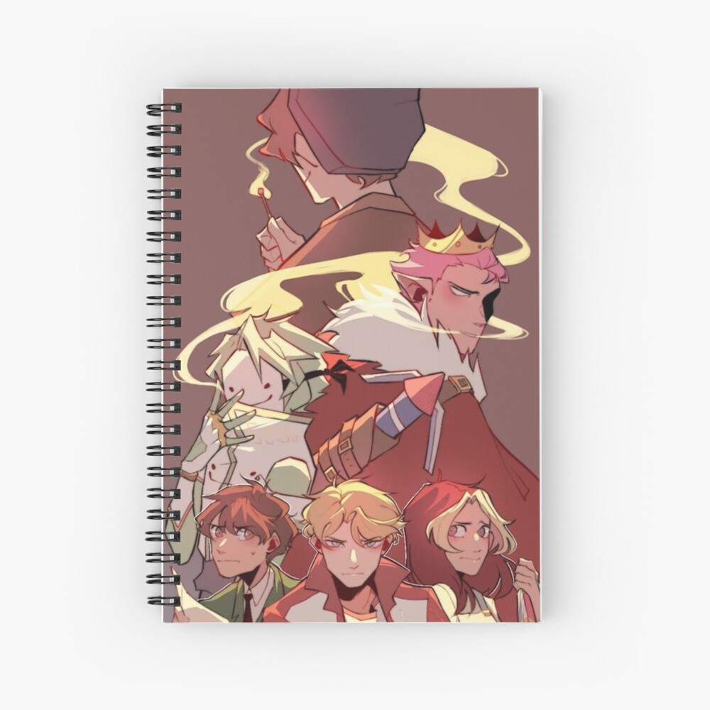 Technoblade Group Photo Spiral Notebook