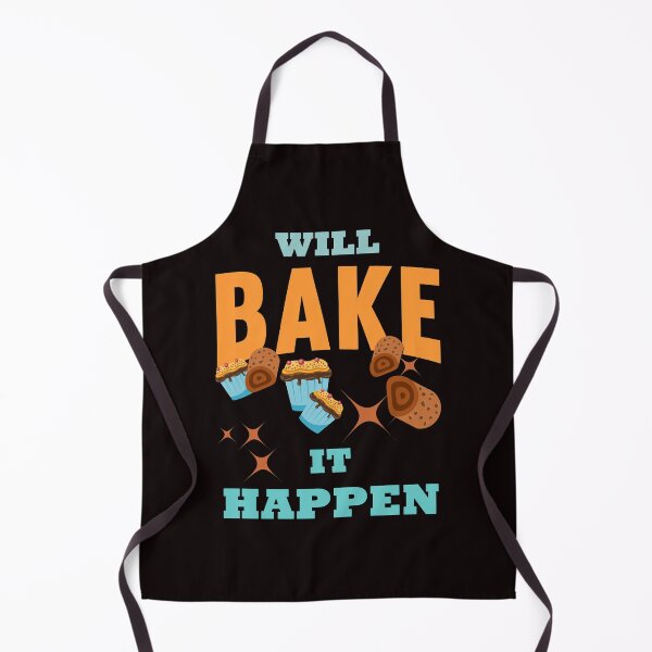 Item preview, Will Bake It Happen - Funny Cakes and Text Graphics Trend Gift designed and sold by leo121687.