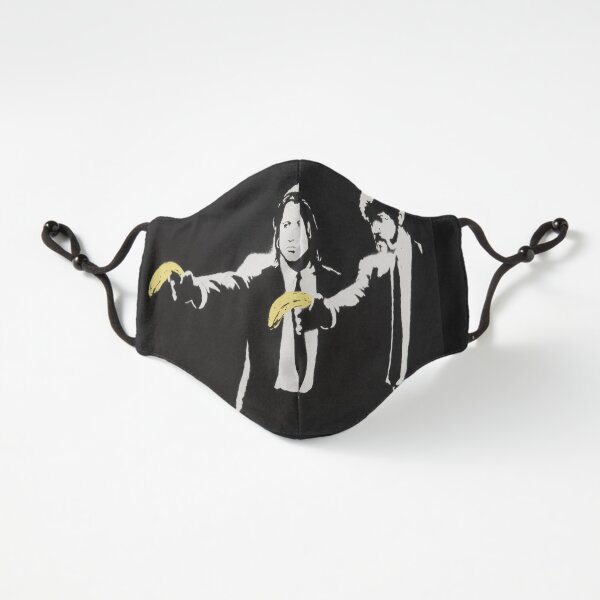 Banksy Pulp Fiction Banana Guns Fitted 3-Layer