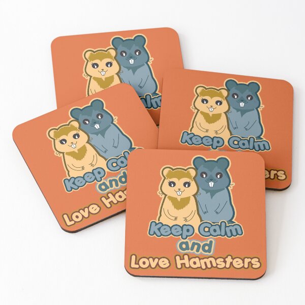 Item preview, Keep Calm and Love Hamsters - Cute Kawaii happy loving quote. designed and sold by Webstudio  2Amigos.