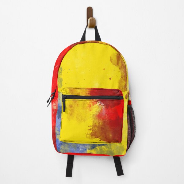 Item preview, Flag of Romania Splash blue yellow red 2024 designed and sold by aloresarts.