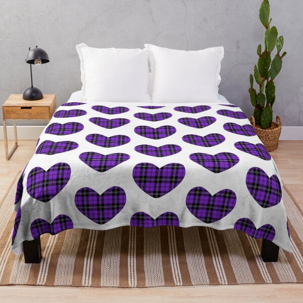 Item preview,  Liliac Purple Tartan Heart | Scotland | Cute Tartan on White designed and sold by cutetartanshop.