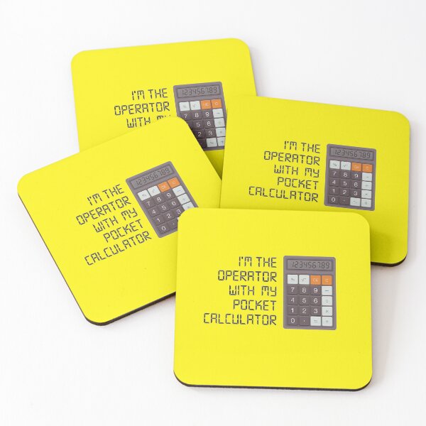 Item preview, I'm the Operator with My Pocket Calculator - Geek Nerd Design designed and sold by andr0narak.