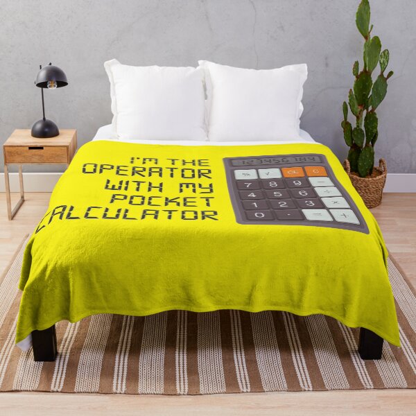 Item preview, I'm the Operator with My Pocket Calculator - Geek Nerd Design designed and sold by andr0narak.
