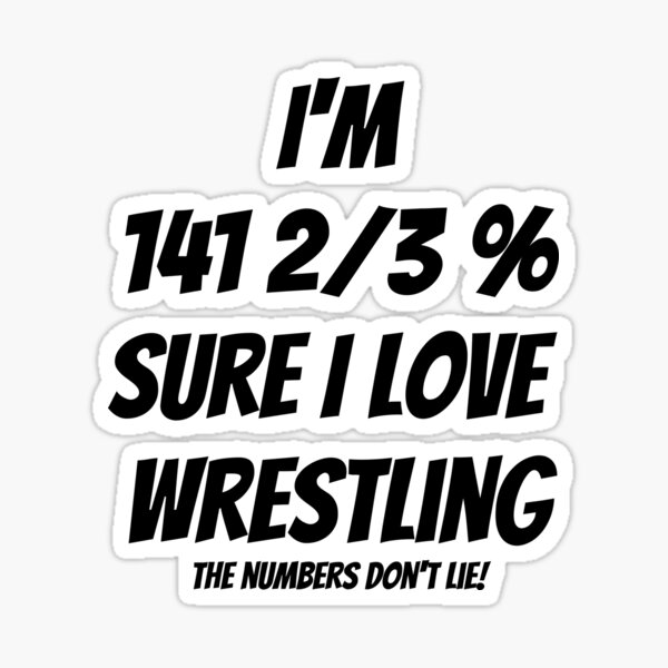 141 2/3 % Sticker