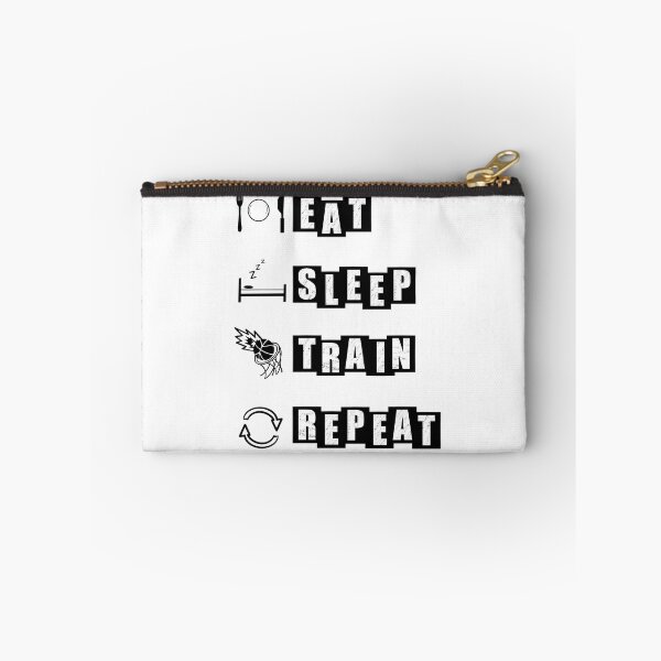 Item preview, Eat, Sleep, Train, Repeat for BasketBall - white designed and sold by BusyMonkeys.