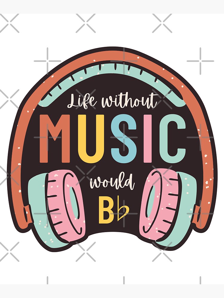 Thumbnail 5 of 5, Tote Bag, Without music life would b flat - Funny designed and sold by ElectricFangs.