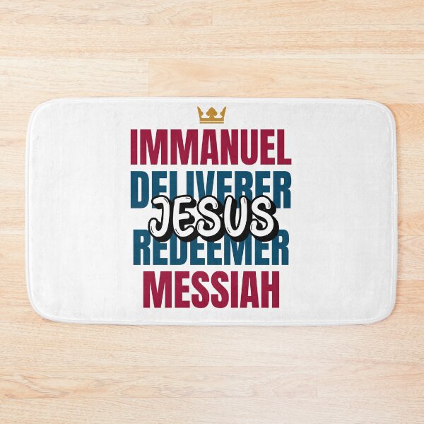 Item preview, Jesus is the Immanuel, Deliverer, Redeemer, Messiah designed and sold by bugtalk.