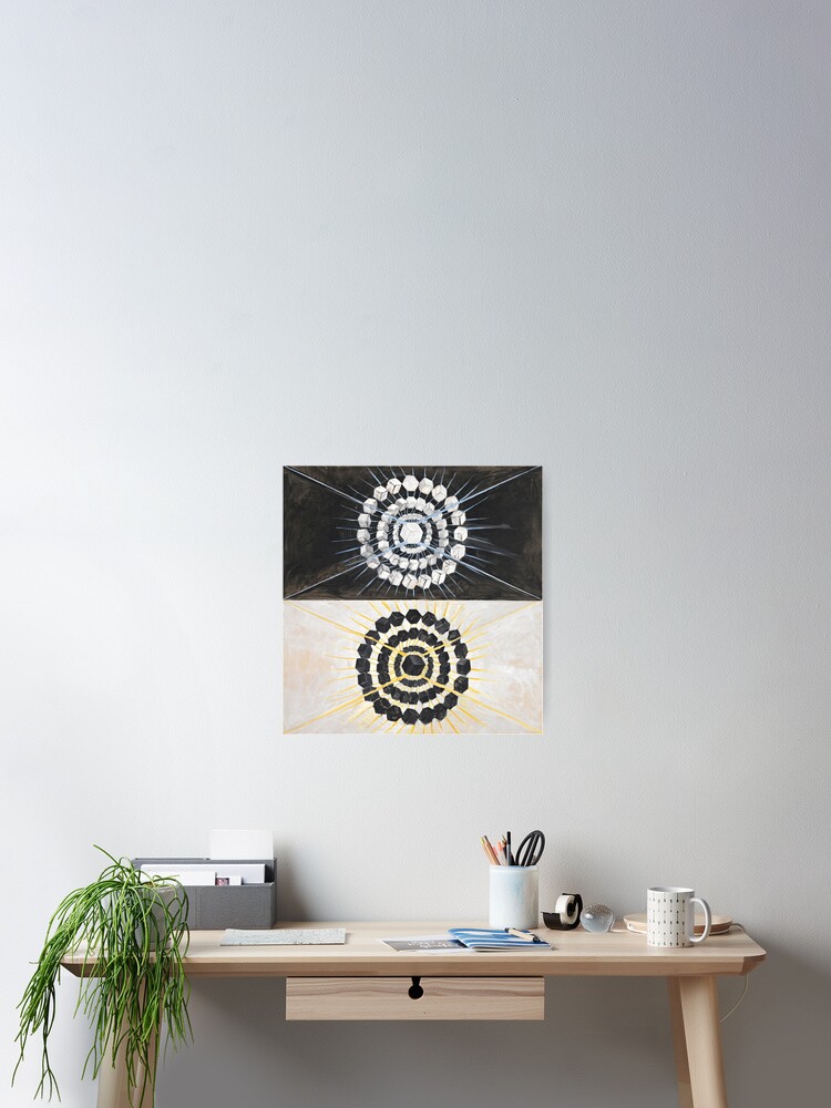 Aperçu 2 sur 3. Poster avec l'œuvre Beautiful Abstract Art by Hilma Af Klint créée et vendue par Geekimpact.
