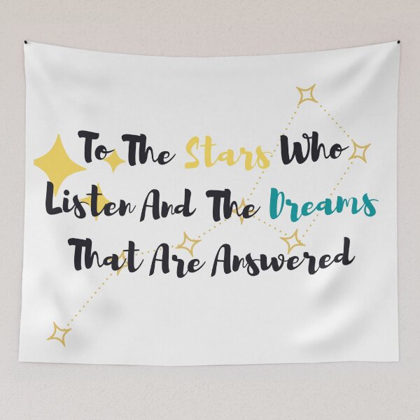Item preview,  To The Stars Who Listen And The Dreams That Are Answered designed and sold by AnnaAndVibes.