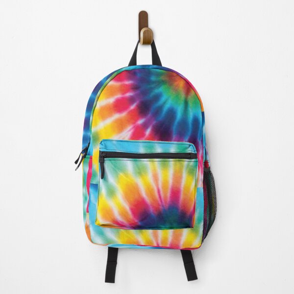 Item preview, Vibrant rainbow tie dye design print designed and sold by Designs-By-Lily.