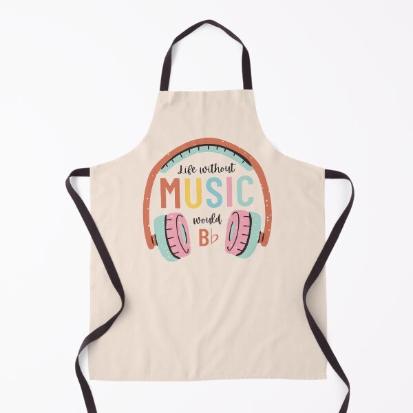 Item preview, Without music life would b flat - Funny designed and sold by ElectricFangs.