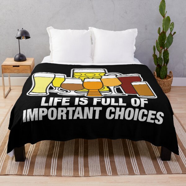 Item preview, Life is full of important choices designed and sold by Craftaholic.