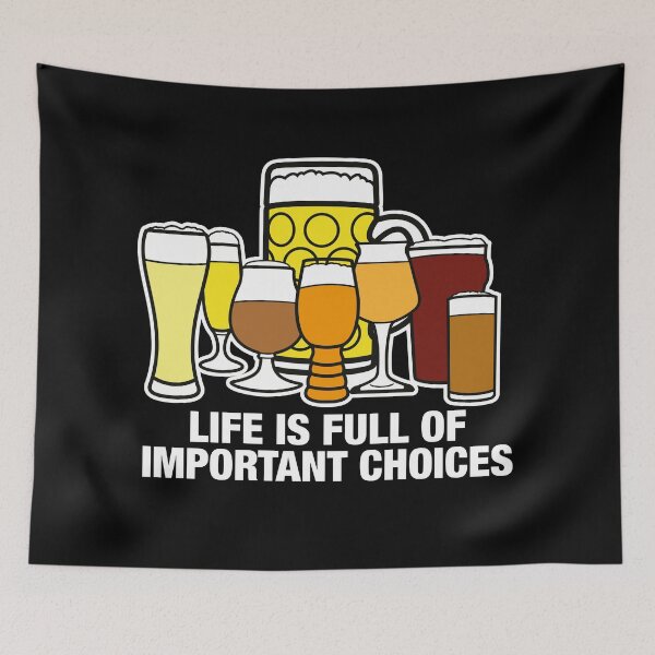 Item preview, Life is full of important choices designed and sold by Craftaholic.