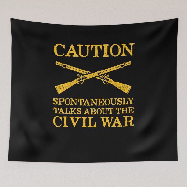 Item preview, Caution spontaneously talks about the civil war reenactment designed and sold by Teeward.