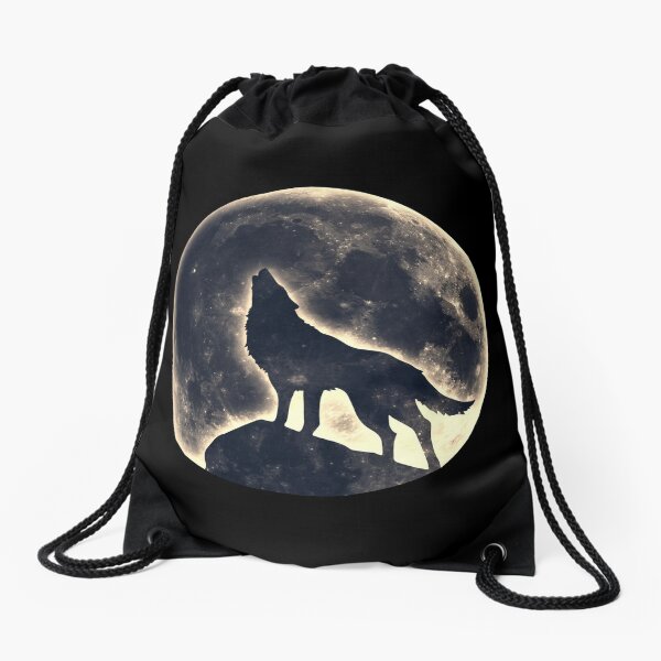 Aperçu de l'œuvre Loup, lune, fantaisie, sauvage, chien, loups créée et vendue par boom-art.