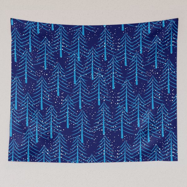Item preview, Blue Pine Trees designed and sold by NewWorldIsHere.