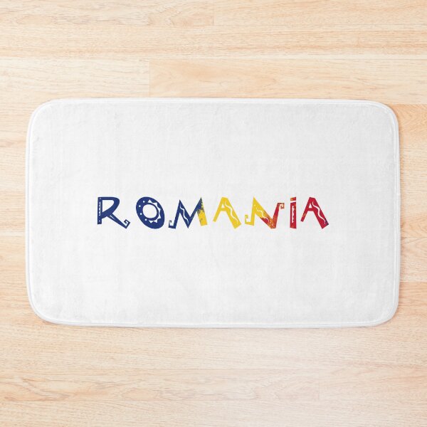 Item preview, Romania colorful text 2024 designed and sold by aloresarts.