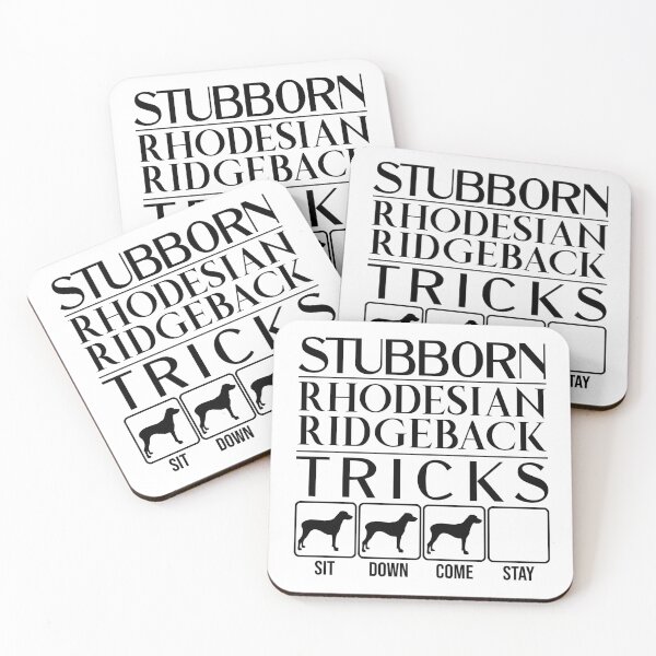 Item preview, Rhodesian Ridgeback - Stubborn Rhodesian Ridgeback Tricks / Stubborn Dog Tricks, funny gift idea designed and sold by HEJAshirts.