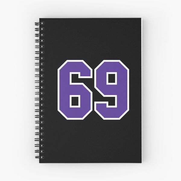 Item preview, Sixty-Nine Purple Jersey Number Sports 69 designed and sold by HelloFromAja.