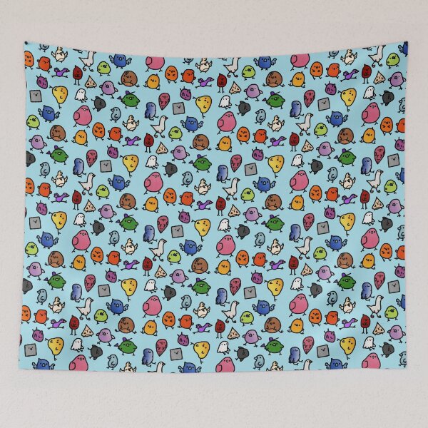 Item preview, Bird Menagerie Doodle designed and sold by tdoodles.