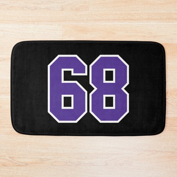Item preview, Sixty-Eight Purple Jersey Number Sports 68 designed and sold by HelloFromAja.