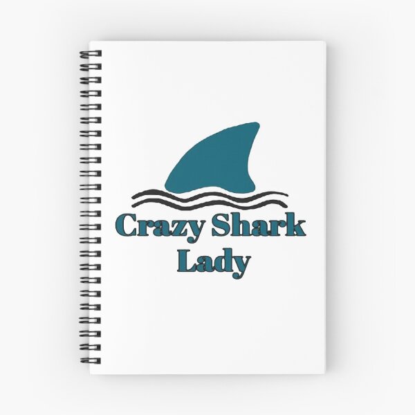 Item preview, Crazy Shark Lady designed and sold by NancyArtDesigns.