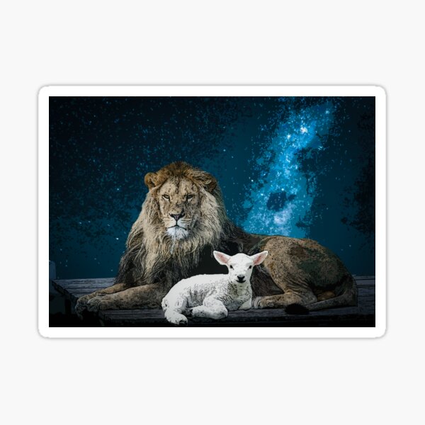 Item preview, Like a lion, I will protect you, my lamb. designed and sold by Krystian Maliszewski.