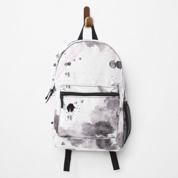 Item preview, Watercolor pattern Black on white Splash drop designed and sold by aloresarts.