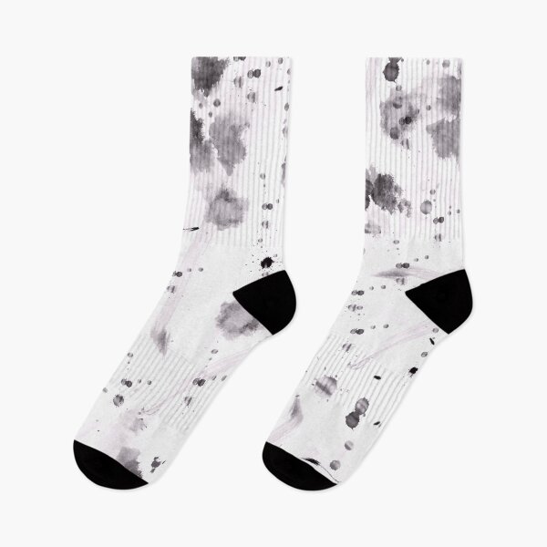 Item preview, Watercolor  pattern  Black on white Splash drop designed and sold by aloresarts.