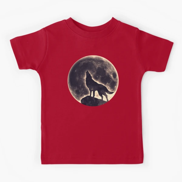 kids wolf t shirt