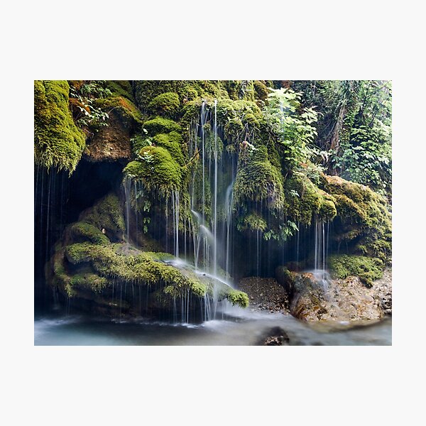 Green waterfall Photographic Print