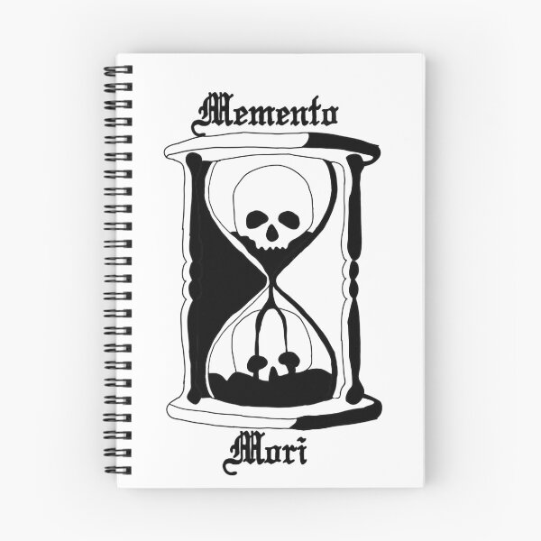 Item preview, Memento Mori hourglass skulls (unus annus) designed and sold by lexlshop.